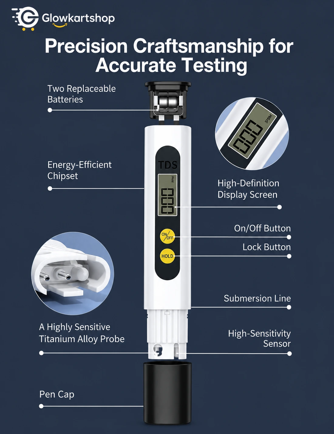 Water TDS Meter Tester