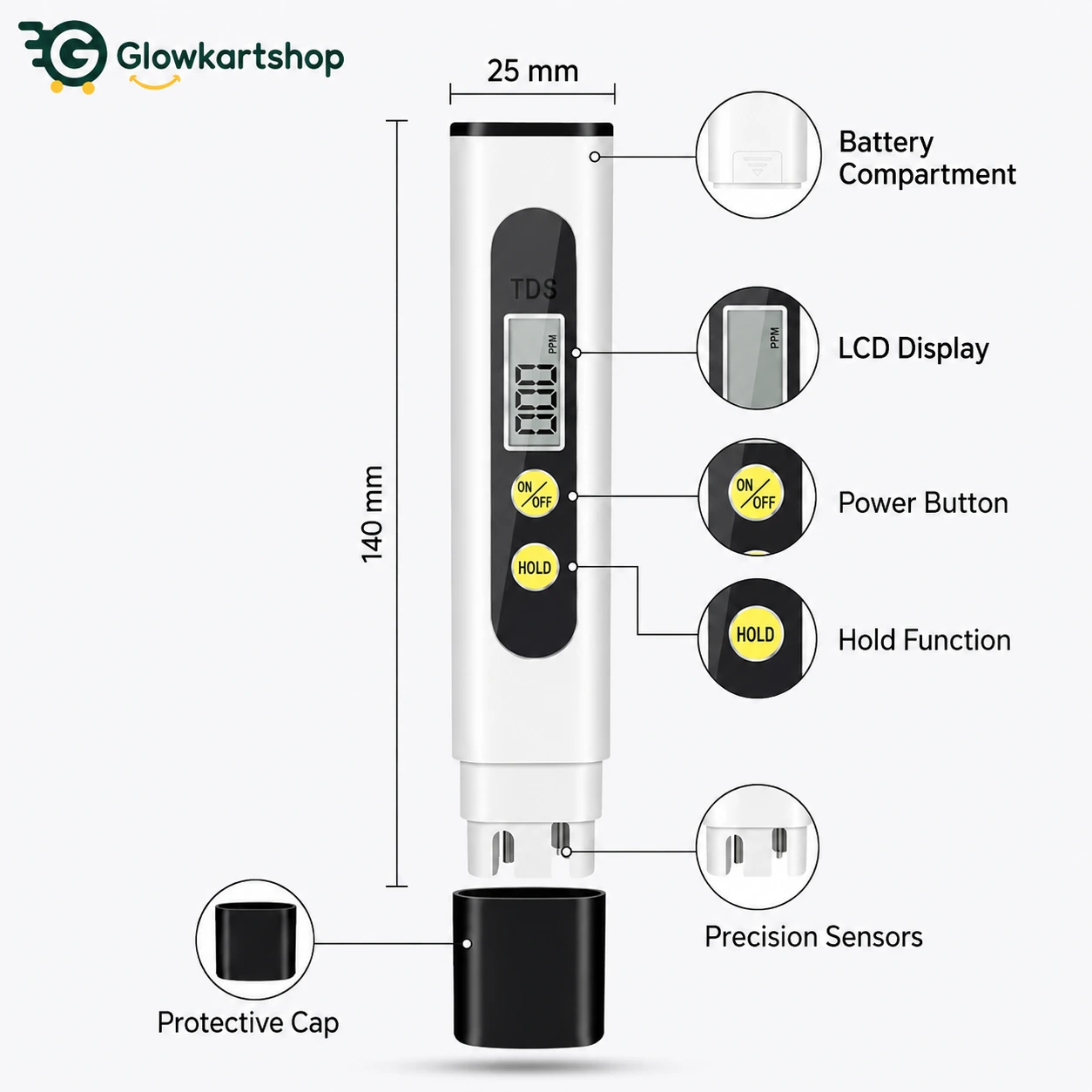 Water TDS Meter Tester