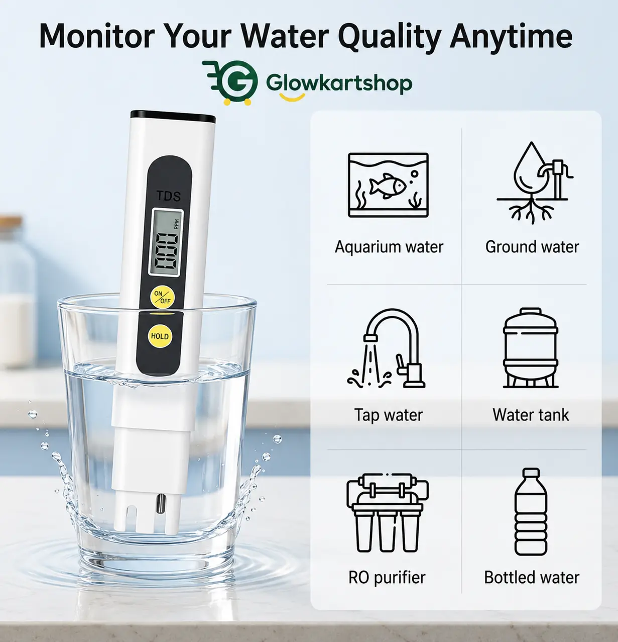 Water TDS Meter Tester