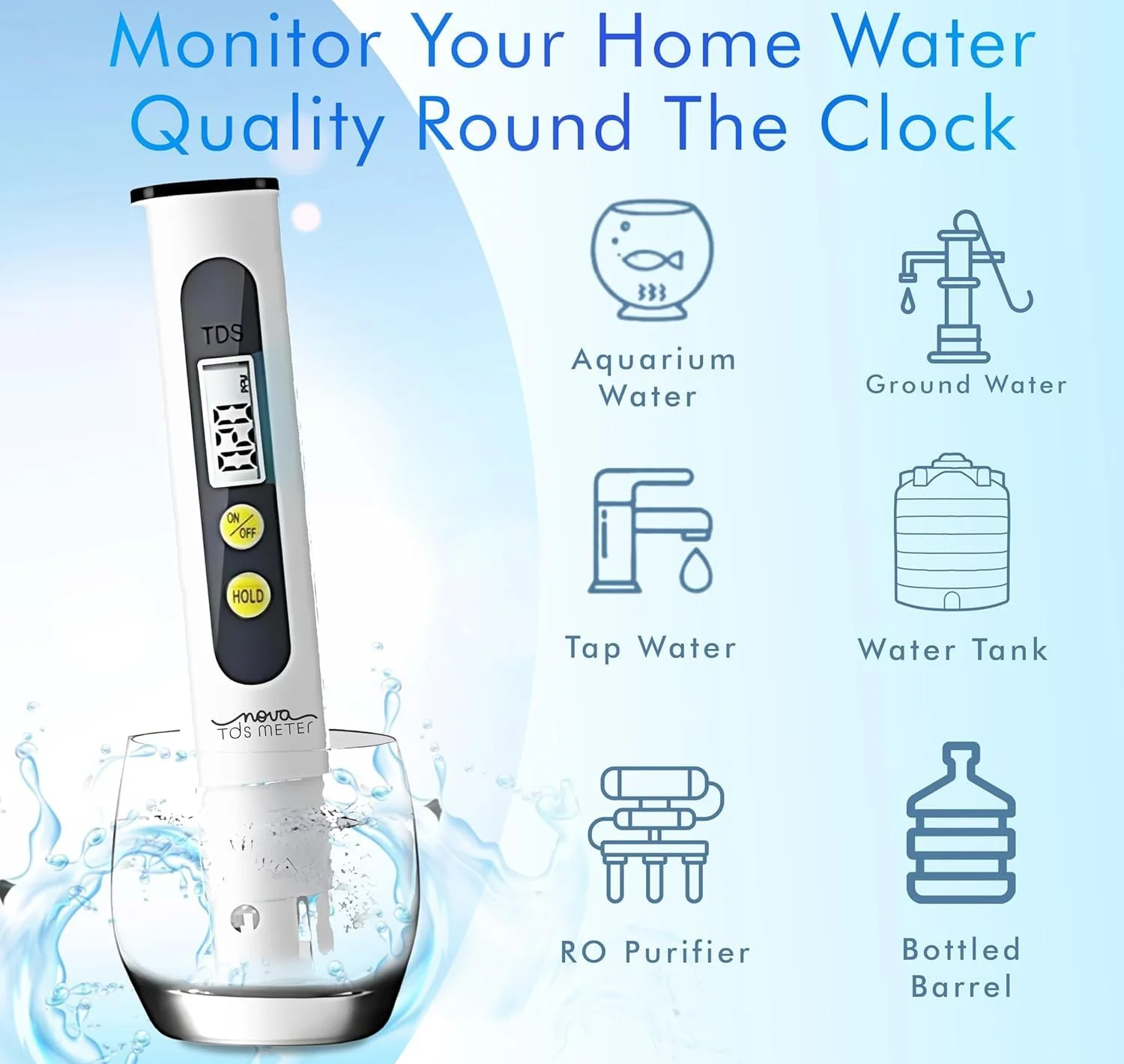 Water TDS Meter Tester